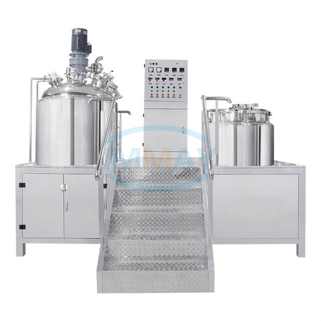 Máquina emulsionadora de vacío de calentamiento por vapor de 100L a 5000L 