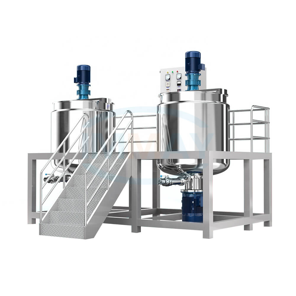 Máquina de homogeneización y mezcla de líquidos de acero inoxidable de 500 galones 