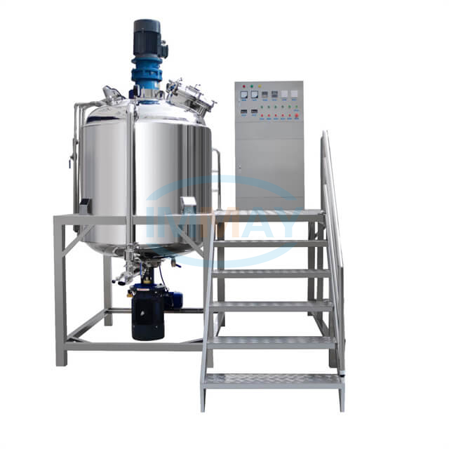 Mezclador y reactor emulsionador homogeneizador al vacío de alta calidad 500L 