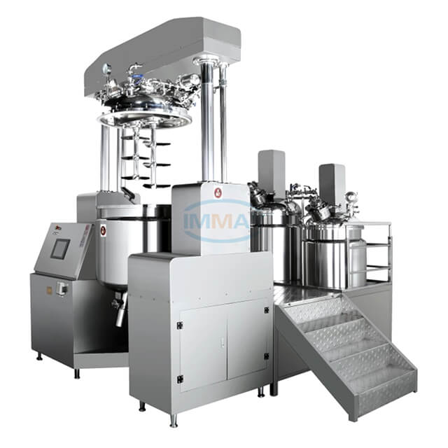 máquina mezcladora y reactor de elevación hidráulica del homogeneizador de vacío 300L para la producción de pasta