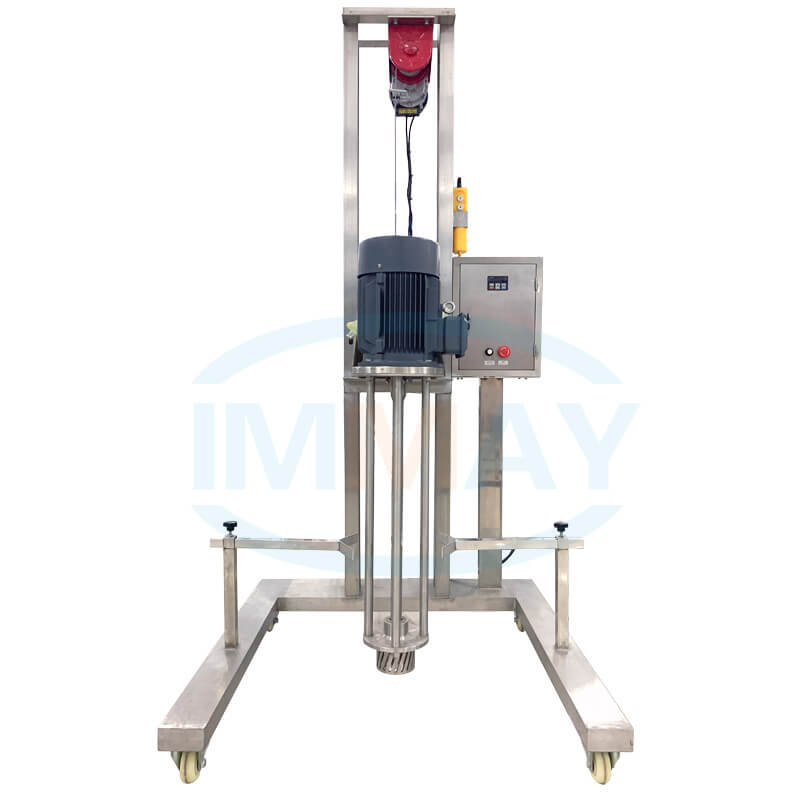 Máquina mezcladora dispensadora de homogeneizador móvil de elevación eléctrica industrial