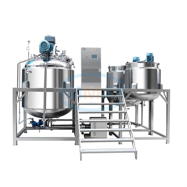 Máquina mezcladora emulsionante de vacío de tipo fijo 1000L